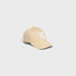 Celine TRIOMPHE BASEBALL CAP IN WASHED COTTON MACADAMIA